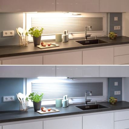 Müller-Licht - dimeriuojamas po spintelės LED šviestuvas su judesio jutikliu OLUS LED/11W/230V 3000/4000K