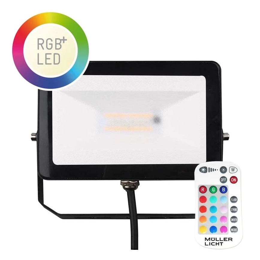 Müller-Licht - LED RGBW Pritemdomas lauko prožektorius LED/10W/230V IP65 + nuotolinio valdymo pultas