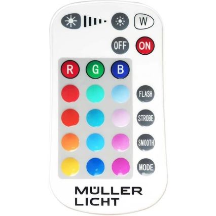 Müller-Licht - LED RGBW Pritemdomas lauko prožektorius LED/10W/230V IP65 + nuotolinio valdymo pultas