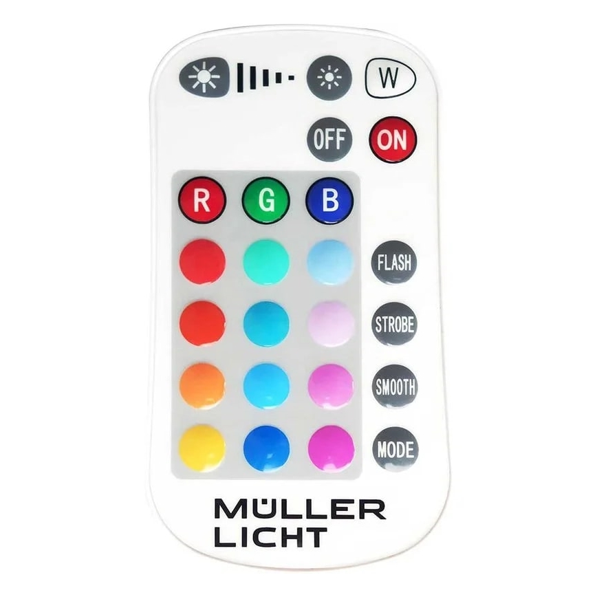 Müller-Licht - LED RGBW Pritemdomas lauko prožektorius LED/10W/230V IP65 + nuotolinio valdymo pultas
