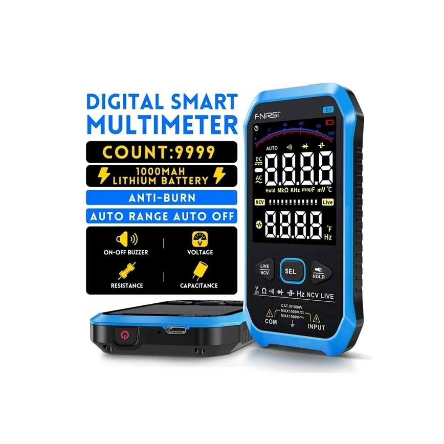 Multimetras 1000 mAh 5V