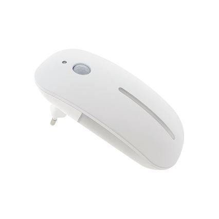 Naktinė LED lemputė su jutikliu LED/1W/230V balta