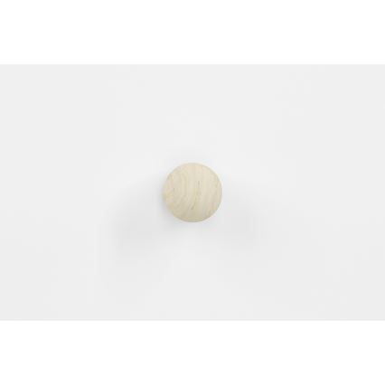 Naktinė spintelė BUBO 58x69 cm balta/šviesus bukas