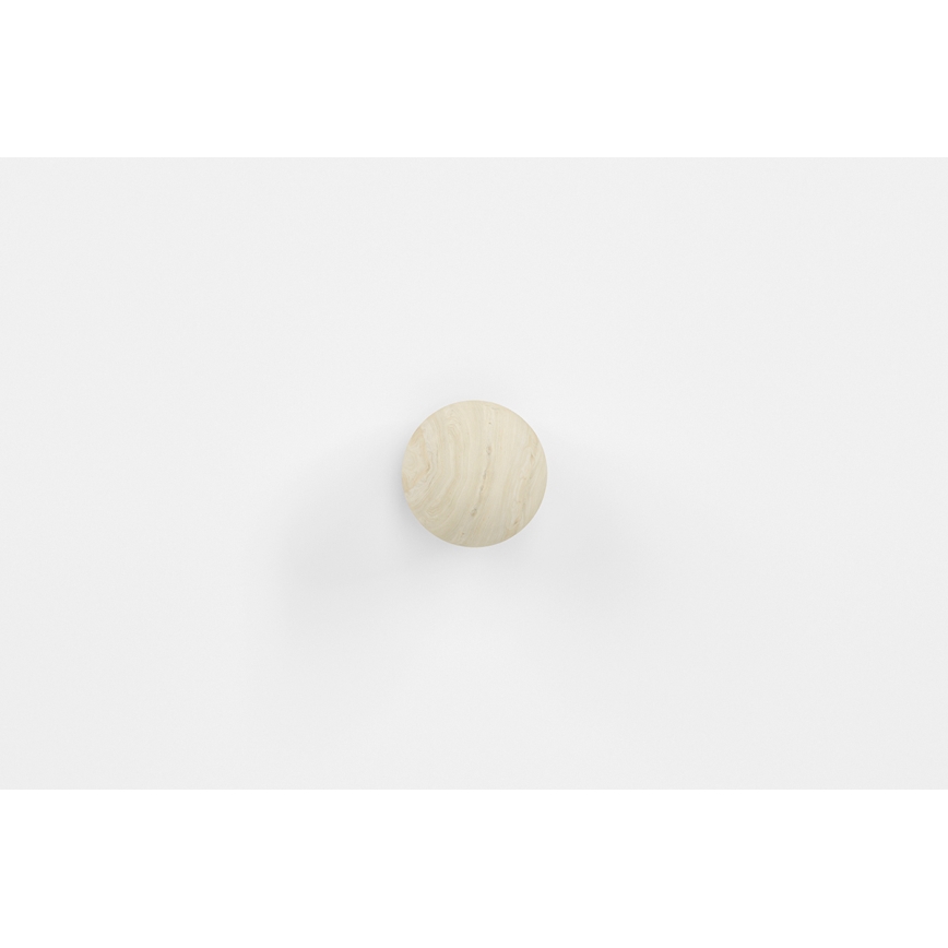 Naktinė spintelė BUBO 58x69 cm balta/šviesus bukas