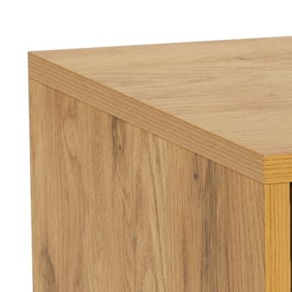 Naktinis staliukas ALIN 46x40 cm šviesiai rudos spalvos