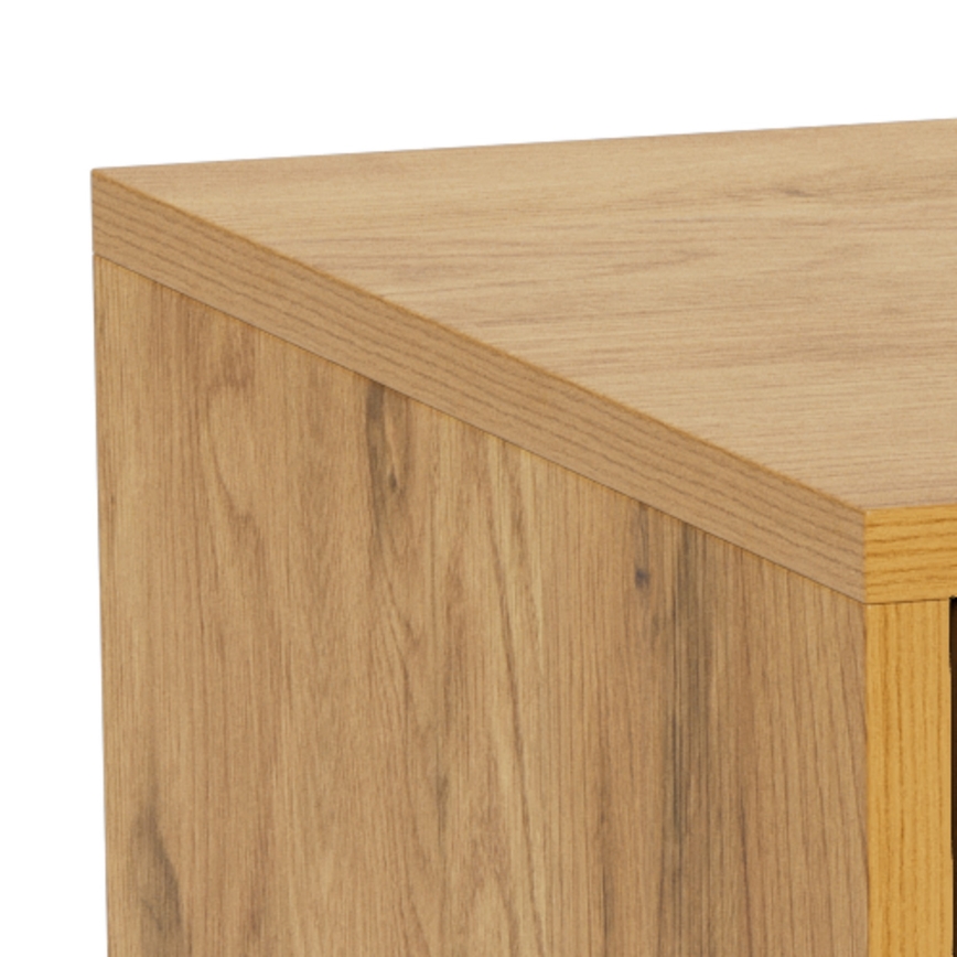 Naktinis staliukas ALIN 46x40 cm šviesiai rudos spalvos