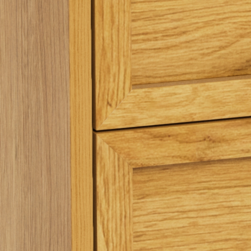 Naktinis staliukas ALIN 46x40 cm šviesiai rudos spalvos