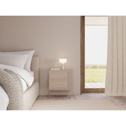 Naktinis staliukas ALIN 46x40 cm taupe