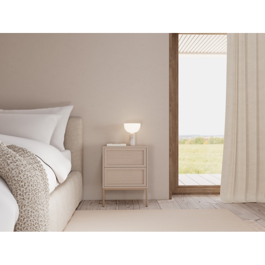 Naktinis staliukas ALIN 46x40 cm taupe