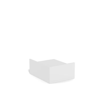 Naktinis staliukas AVA 40x32 cm baltas