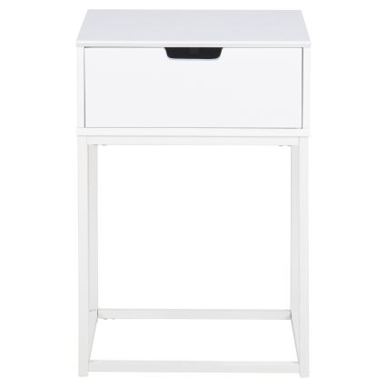 Naktinis staliukas CARLY baltas