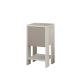 Naktinis staliukas EMA 55x30 cm baltas/smėlio spalvos