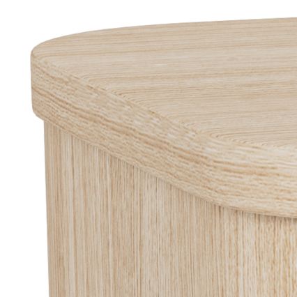 Naktinis staliukas MADERA 46x30 cm, baltas ąžuolas