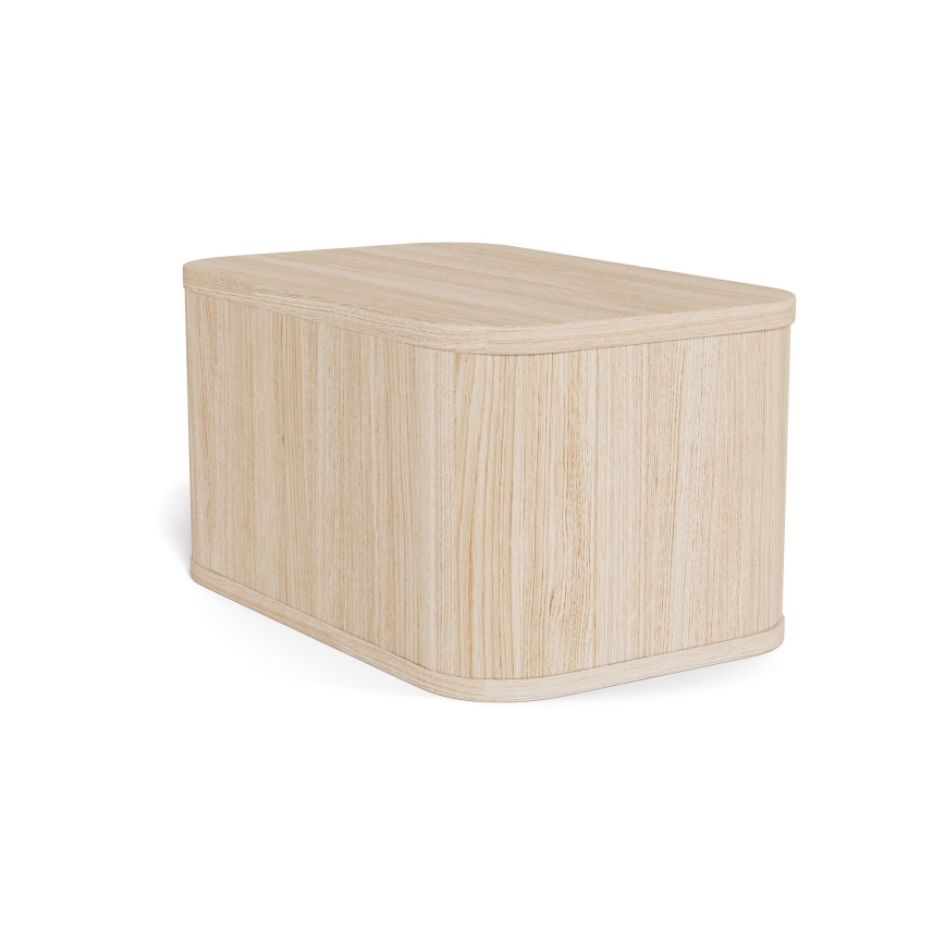 Naktinis staliukas MADERA 46x30 cm, baltas ąžuolas