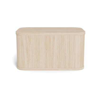 Naktinis staliukas MADERA 46x30 cm, baltas ąžuolas