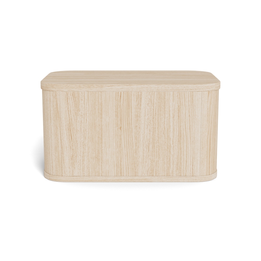 Naktinis staliukas MADERA 46x30 cm, baltas ąžuolas