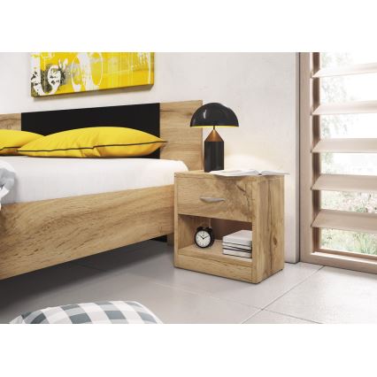 Naktinis staliukas NED, ąžuolas Wotan