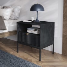 Naktinis staliukas NOVA 56x54 cm juoda