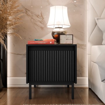 Naktinis staliukas OZMI 50x45 cm juodas