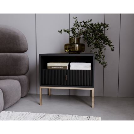 Naktinis staliukas SUE, juodos spalvos