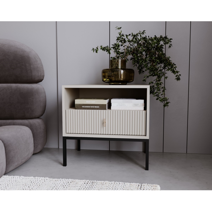 Naktinis staliukas SUE smėlio/kašmyro