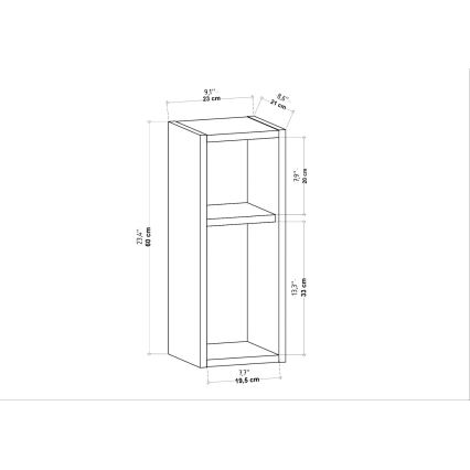 Naktinis staliukas TILMO antracitas