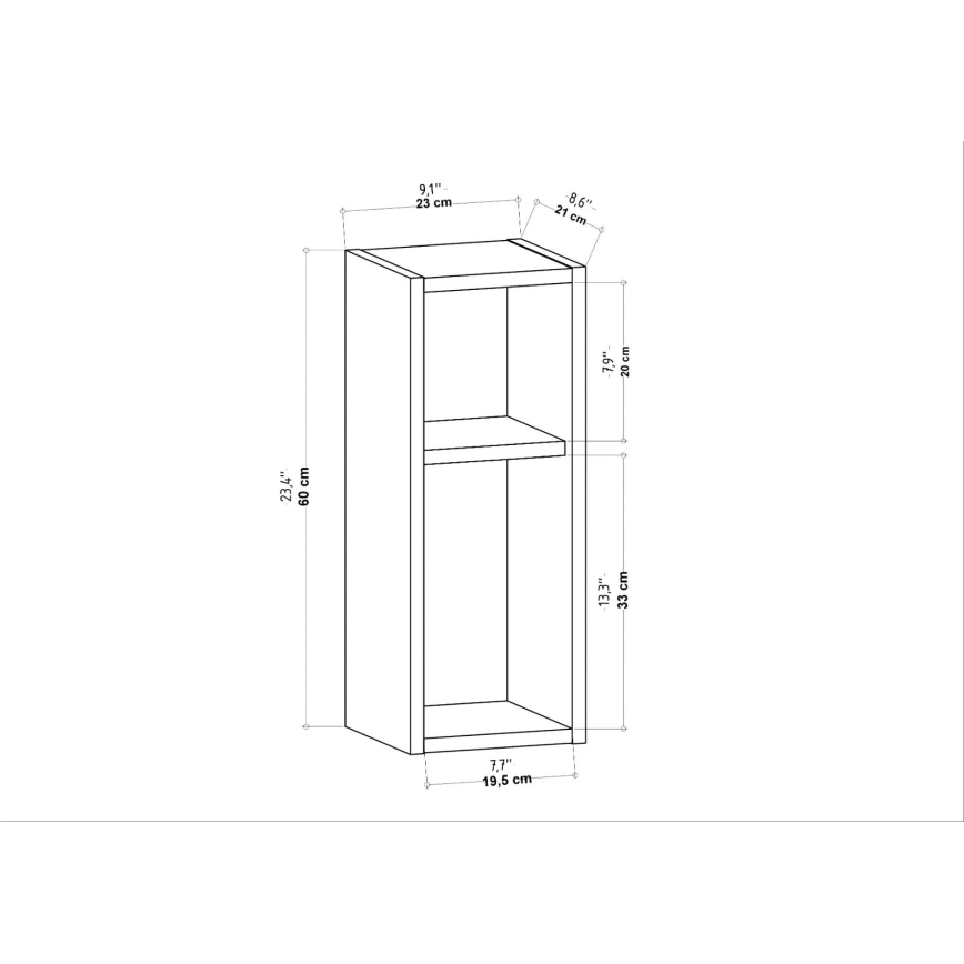 Naktinis staliukas TILMO antracitas