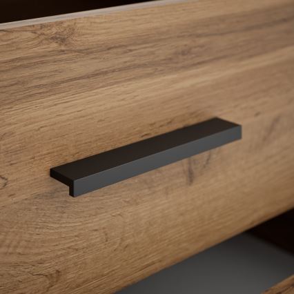 Naktinis staliukas TOD ąžuolas craft/juodas