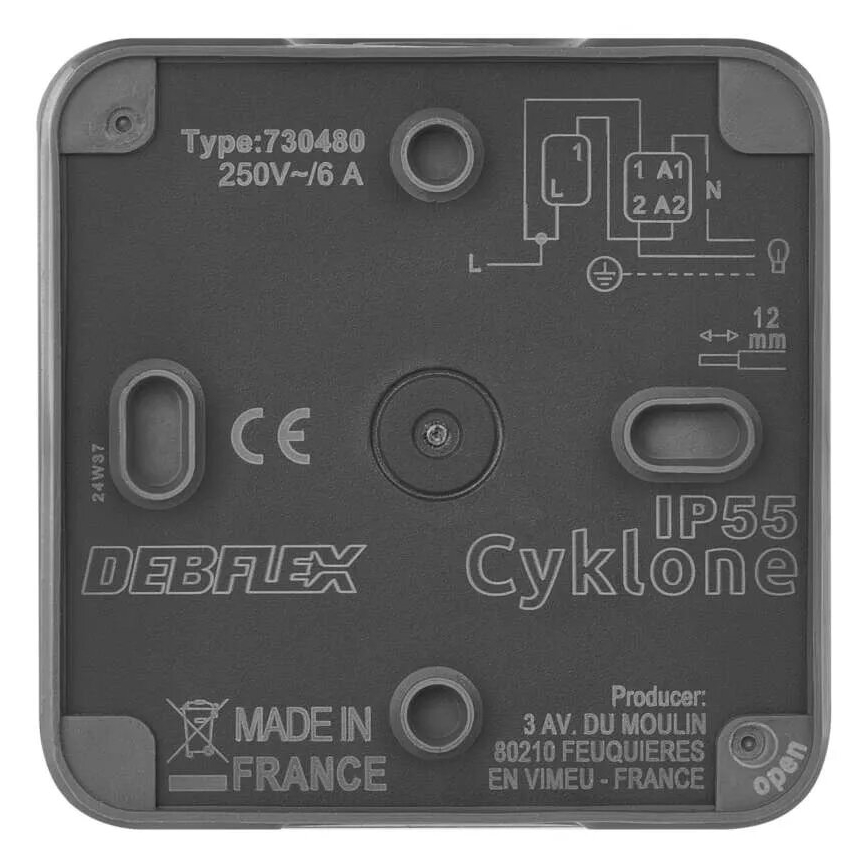 Namų jungiklis įjungimas 250V/10A IP55