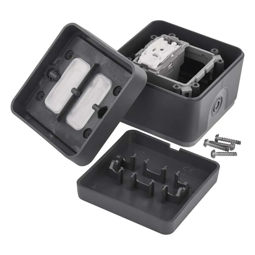Namų kintamosios srovės jungiklis 250 V/10 A, IP55