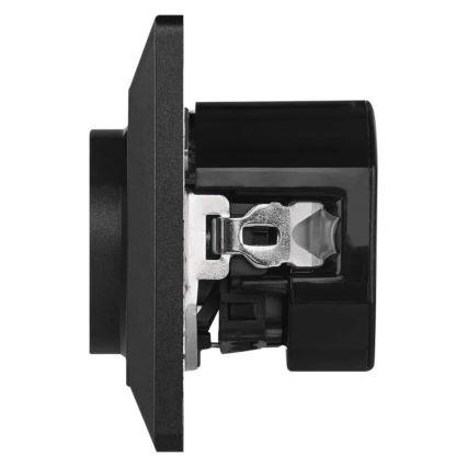 Namų kištukinis lizdas Su USB 250V/16A antracitas