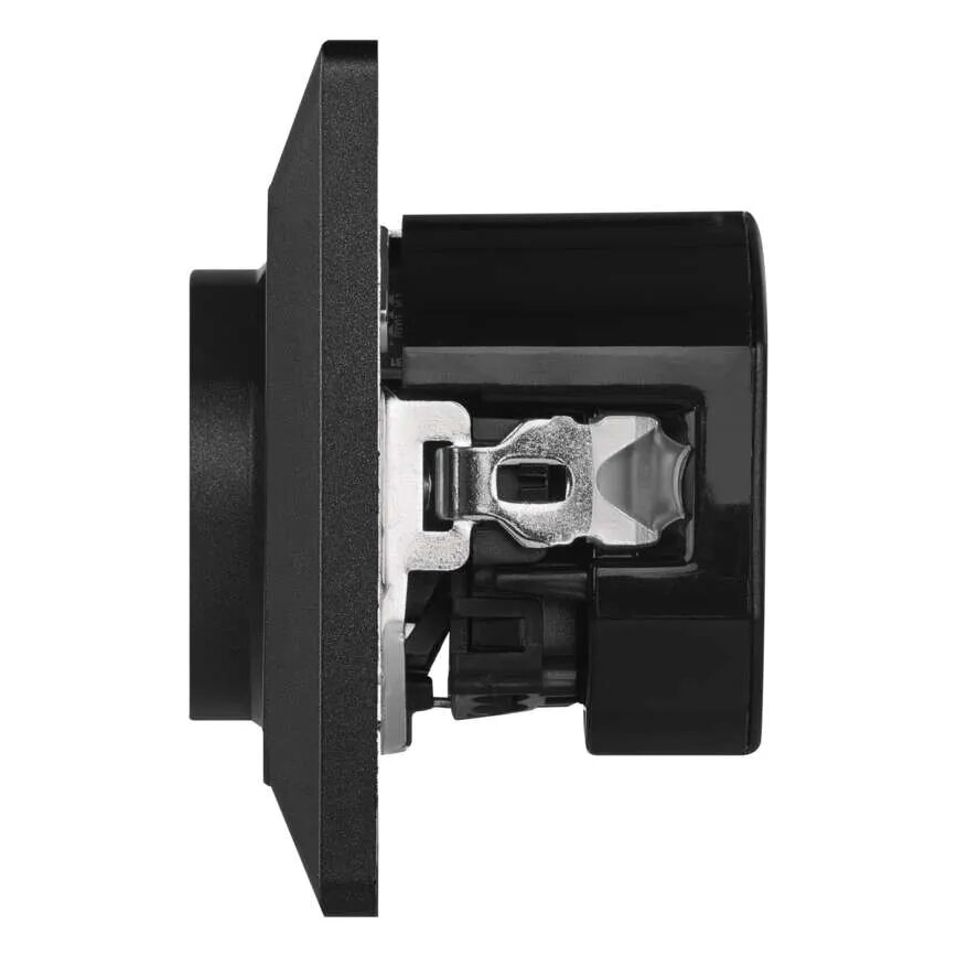 Namų kištukinis lizdas Su USB 250V/16A antracitas