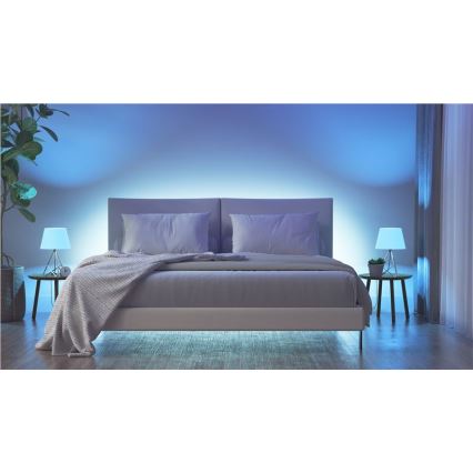 KOMPLEKTAS 3x LED RGBW Reguliuojama lemputė ESSENTIALS A60 E27/8,5W/230V CRI 90 2700-6500K Wi-Fi - Nanoleaf