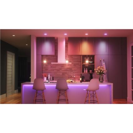 KOMPLEKTAS 3x LED RGBW Reguliuojama lemputė ESSENTIALS A60 E27/8,5W/230V CRI 90 2700-6500K Wi-Fi - Nanoleaf
