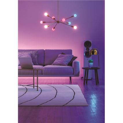 KOMPLEKTAS 3x LED RGBW Reguliuojama lemputė ESSENTIALS A60 E27/8,5W/230V CRI 90 2700-6500K Wi-Fi - Nanoleaf