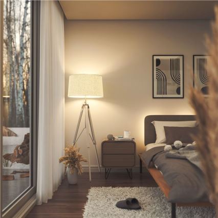 KOMPLEKTAS 3x LED RGBW Reguliuojama lemputė ESSENTIALS A60 E27/8,5W/230V CRI 90 2700-6500K Wi-Fi - Nanoleaf