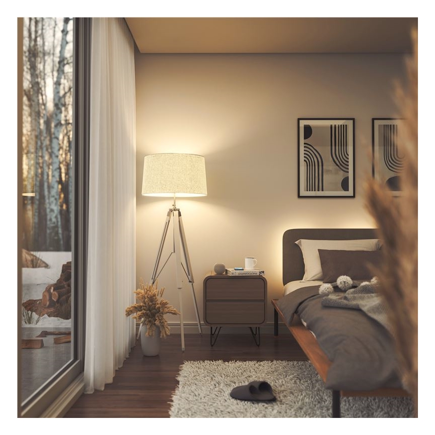 KOMPLEKTAS 3x LED RGBW Reguliuojama lemputė ESSENTIALS A60 E27/8,5W/230V CRI 90 2700-6500K Wi-Fi - Nanoleaf