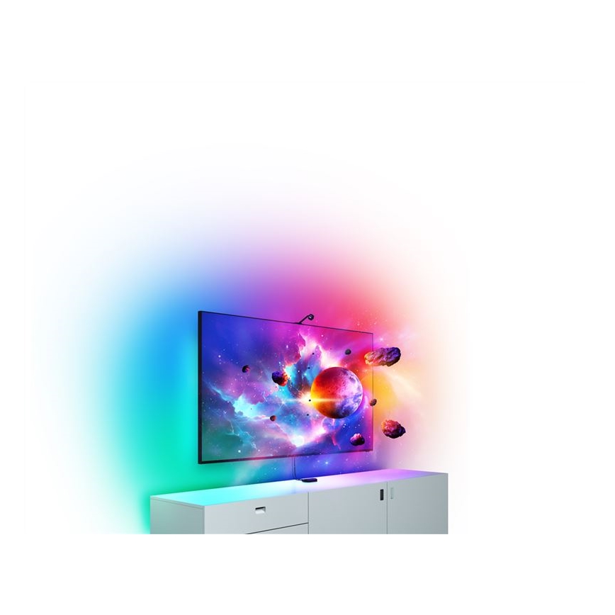 Nanoleaf - Rinkinys 4D ekrano perdavimui + Lightstrips basic KOMPLEKTAS 5,2m 85''
