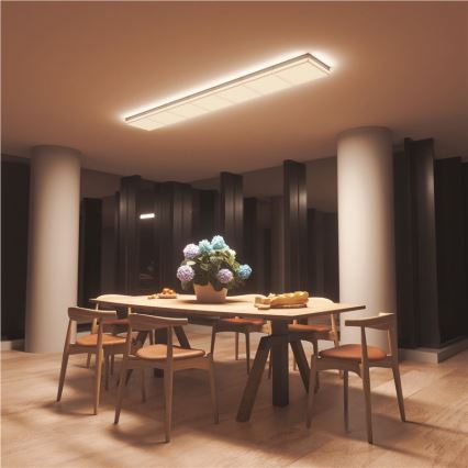 Nanoleaf - KOMPLEKTAS 3x RGBW Reguliuojamas lubinis šviestuvas SKYLIGHT 1xLED/18W/230V + 2xLED/16W/230V 2700-6500K Wi-Fi