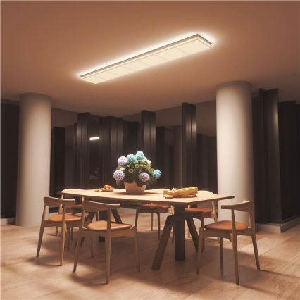 Nanoleaf - Rinkinys 3x LED RGBW pritemdomas lubinis šviestuvas SKYLIGHT LED/18W/230V + 2xLED/16W/230V 2700-6500K Wi-Fi