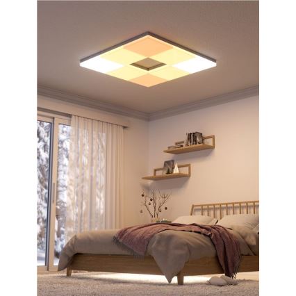 Nanoleaf - Prailginimo rinkinys LED RGBW Pritemdomas šviestuvas SKYLIGHT LED/16W/230V 2700-6500K Wi-Fi