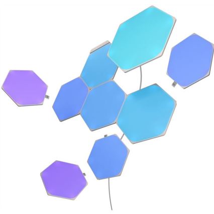 Nanoleaf - KOMPLEKTAS 9x LED RGB Pritemdoma panelė SHAPES HEXAGON LED/2W/230V 1200-6500K Wi-Fi