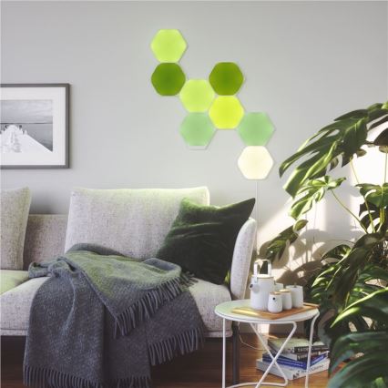 Nanoleaf - RINKINYS 15x LED RGB reguliuojamas šviesos diodų skydelis LED/2W/230V 1200-6500K Wi-Fi