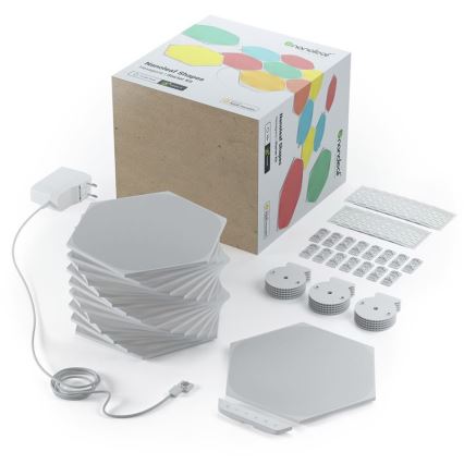 Nanoleaf - RINKINYS 15x LED RGB reguliuojamas šviesos diodų skydelis LED/2W/230V 1200-6500K Wi-Fi