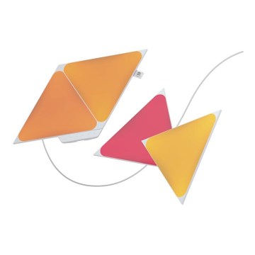 Nanoleaf NL47-2002TW-4PK - 4 Rinkinys LED RGB pritemdomas skydelis TRIANGLES LED / 1,5W Wi-Fi