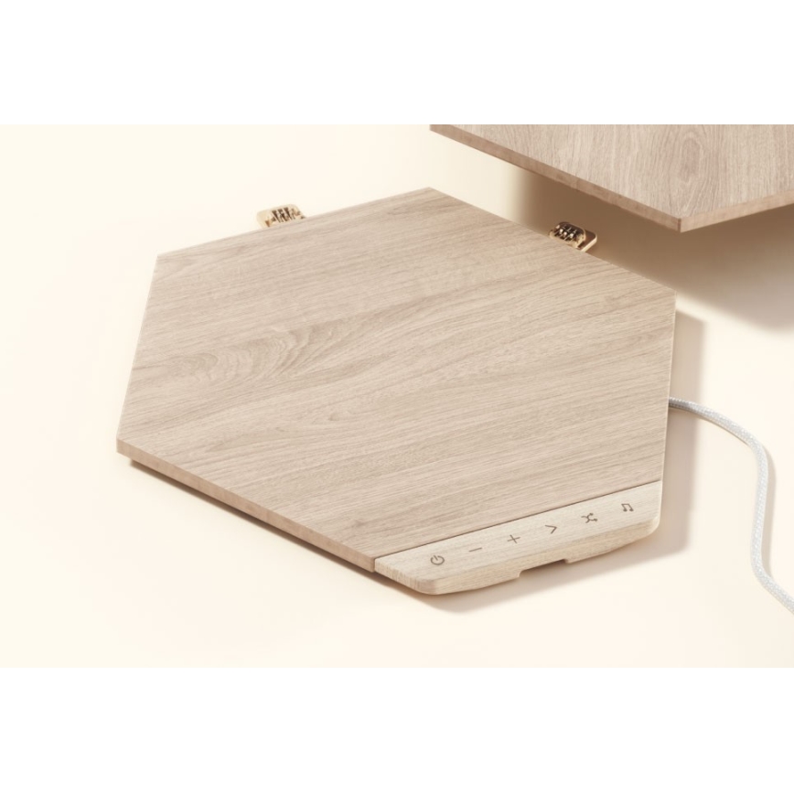 Nanoleaf - KOMPLEKTAS 3x LED pritemdoma panelė HEXAGONS LED/2W/230V Wi-Fi