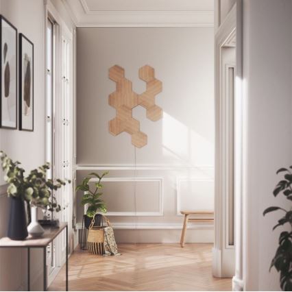 Nanoleaf - KOMPLEKTAS 13x LED pritemdoma panelė HEXAGONS LED/2W/230V Wi-Fi