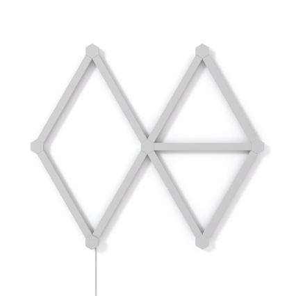 Nanoleaf - KOMPLEKTAS 9x LED RGBW Pritemdomas bėgis LINES LED/2W/230V 1200-6000K Wi-Fi