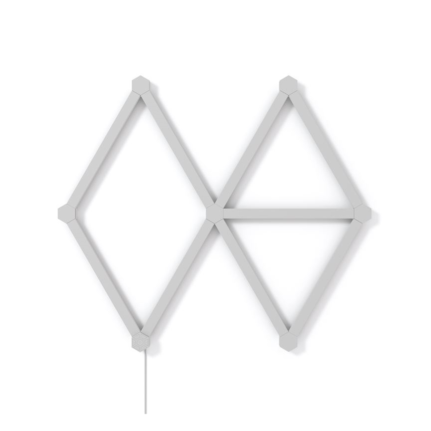 Nanoleaf - KOMPLEKTAS 9x LED RGBW Pritemdomas bėgis LINES LED/2W/230V 1200-6000K Wi-Fi