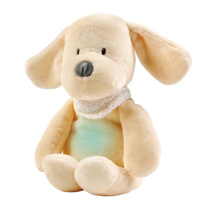 Nattou - Snuggle buddy su melodija ir šviesa SLEEPY DOG 4in1